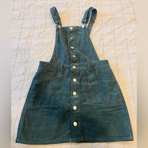 PacSun Dresses & Skirts - PacSun corduroy button up overall mini dress